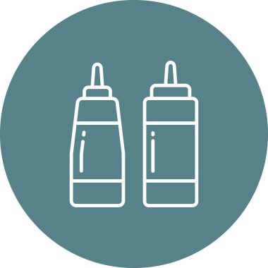 Sunum simgesi vektör görüntüsü. Yiyecek ve içecekler için de kullanılabilir. Web uygulamalarında, mobil uygulamalarda ve yazdırma ortamlarında kullanılabilir.