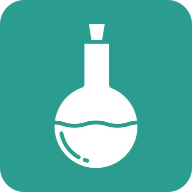 Kimyasal şişe ikonu vektör görüntüsü. Yiyecek ve içecekler için de kullanılabilir. Web uygulamalarında, mobil uygulamalarda ve yazdırma ortamlarında kullanılabilir.