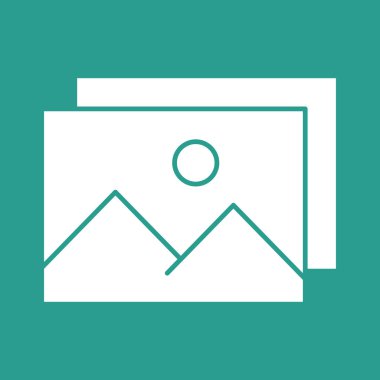 Galeri, resimler, telefon, duvar kağıdı ikon vektör resmi. Telefon ve tablet olarak kullanılabilir. Mobil uygulamalar, web uygulamaları ve yazdırma ortamları için elverişli.