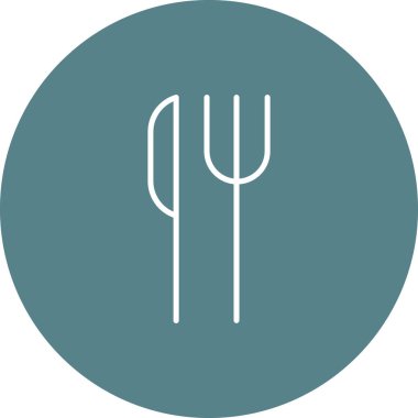Mutfak Utensils simge vektör görüntüsü. Yiyecek ve içecekler için de kullanılabilir. Web uygulamalarında, mobil uygulamalarda ve yazdırma ortamlarında kullanılabilir.