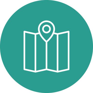 Haritadaki konum, işaret, harita, GPS, yön bulma simgesi vektör resmi. Telefon ve tablet olarak kullanılabilir. Mobil uygulamalar, web uygulamaları ve yazdırma ortamları için elverişli.