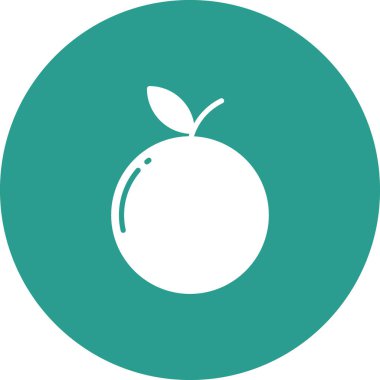 Turuncu ikon vektör görüntüsü. Yiyecek ve içecekler için de kullanılabilir. Web uygulamalarında, mobil uygulamalarda ve yazdırma ortamlarında kullanılabilir.