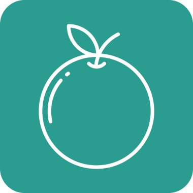 Turuncu ikon vektör görüntüsü. Yiyecek ve içecekler için de kullanılabilir. Web uygulamalarında, mobil uygulamalarda ve yazdırma ortamlarında kullanılabilir.