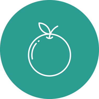 Turuncu ikon vektör görüntüsü. Yiyecek ve içecekler için de kullanılabilir. Web uygulamalarında, mobil uygulamalarda ve yazdırma ortamlarında kullanılabilir.