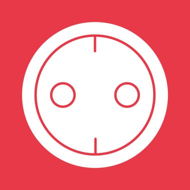 Priz, anahtar, elektrik ikonu vektör görüntüsü. Telefon ve tablet olarak kullanılabilir. Mobil uygulamalar, web uygulamaları ve yazdırma ortamları için elverişli.