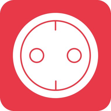 Priz, anahtar, elektrik ikonu vektör görüntüsü. Telefon ve tablet olarak kullanılabilir. Mobil uygulamalar, web uygulamaları ve yazdırma ortamları için elverişli.