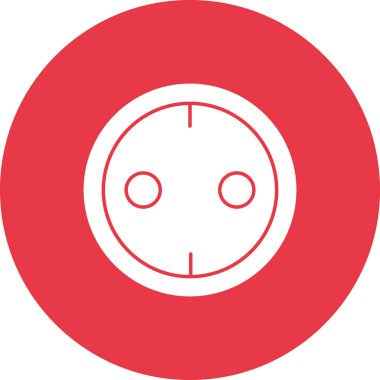 Priz, anahtar, elektrik ikonu vektör görüntüsü. Telefon ve tablet olarak kullanılabilir. Mobil uygulamalar, web uygulamaları ve yazdırma ortamları için elverişli.