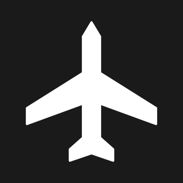 Vektorbild Des Flugzeugmodus Symbols Kann Für Telefon Und Tablet Verwendet — Stockvektor