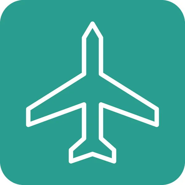Modo Avión Icono Imagen Vectorial Puede Utilizar Para Teléfono Tableta — Vector de stock