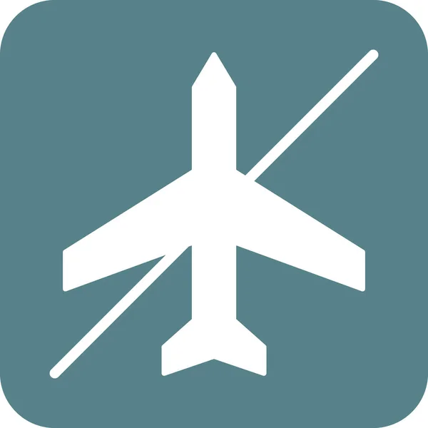 Modo Avión Desactivado Icono Imagen Vectorial Puede Utilizar Para Teléfono — Vector de stock