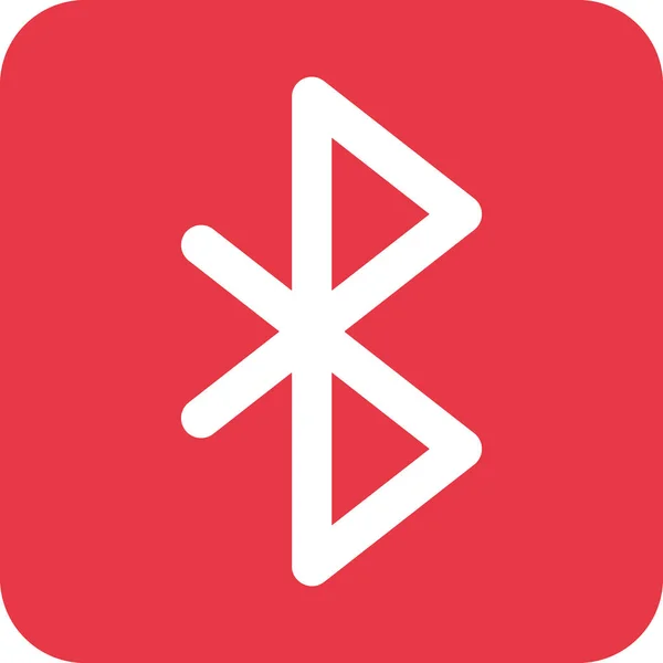 Imagem Vetorial Bluetooth Icon Pode Ser Usado Para Telefone Tablet — Vetor de Stock
