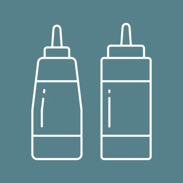 Condimenten Pictogram Vectorafbeelding Kan Ook Gebruikt Worden Voor Eten Drinken — Stockvector