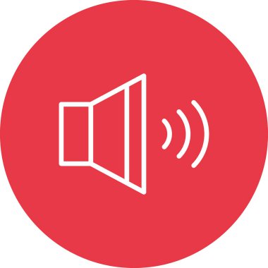 Simge vektör görüntüsünün hoparlörü. Telefon ve tablet olarak kullanılabilir. Mobil uygulamalar, web uygulamaları ve yazdırma ortamları için elverişli.