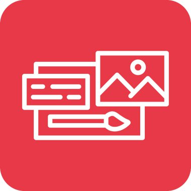 Tema, tema değiştir, boya, ikon vektör görüntüsünü düzenle. Telefon ve tablet olarak kullanılabilir. Mobil uygulamalar, web uygulamaları ve yazdırma ortamları için elverişli.