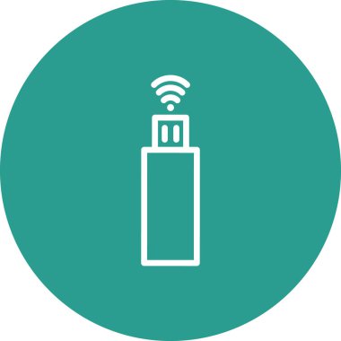 Kablosuz ağ, kablosuz ağ aygıtı ikon vektör görüntüsü. Telefon ve tablet olarak kullanılabilir. Mobil uygulamalar, web uygulamaları ve yazdırma ortamları için elverişli.