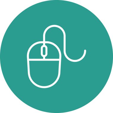 Wire mouse, mouse Icon vector image. Can be used for phone and tablet. Suitable for mobile apps, web apps and print media.
