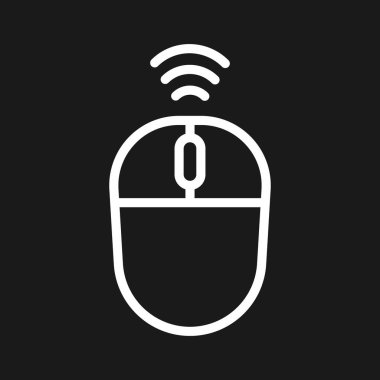 Wireless mouse, mouse Icon vector image. Can be used for phone and tablet. Suitable for mobile apps, web apps and print media.