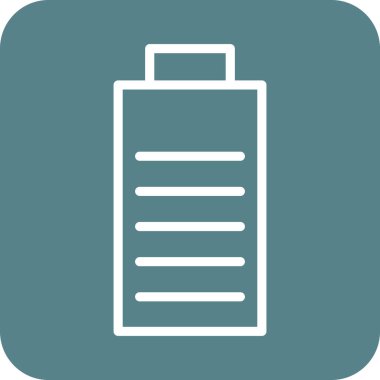 Battery Simgesi vektör görüntüsü yükleniyor. Telefon ve tablet olarak kullanılabilir. Mobil uygulamalar, web uygulamaları ve yazdırma ortamları için elverişli.