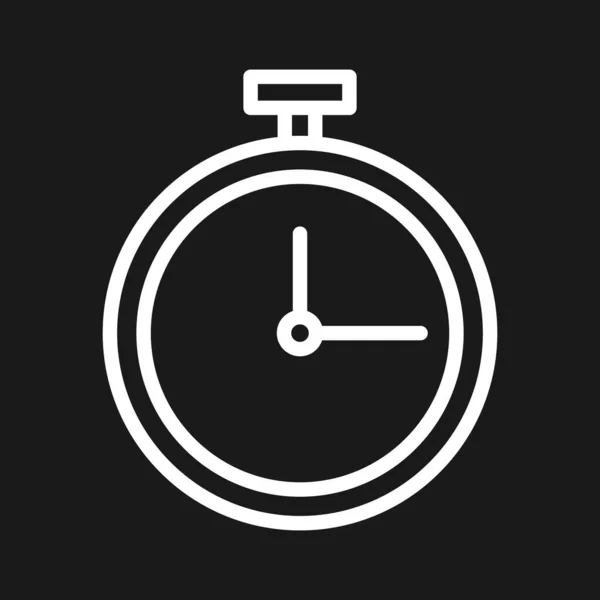 Timeout Horloge Minuterie Image Vectorielle Icône Tardive Peut Être Utilisé — Image vectorielle