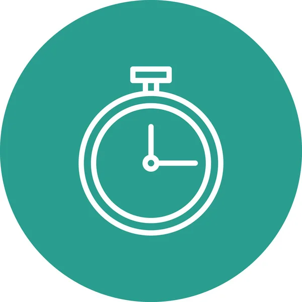 Таймаут Часы Мбаппе Векторное Изображение Поздней Иконы Использоваться Телефона Планшета — стоковый вектор