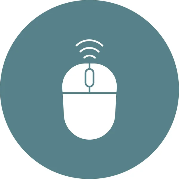 Wireless Mouse Mouse Icon Vector Image Can Used Phone Tablet — Vetor de Stock