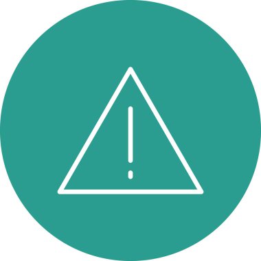 Uyarı, ünlem simge vektör görüntüsü. Telefon ve tablet olarak kullanılabilir. Mobil uygulamalar, web uygulamaları ve yazdırma ortamları için elverişli.