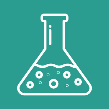 Kimyasal şişe ikonu vektör görüntüsü. Yiyecek ve içecekler için de kullanılabilir. Web uygulamalarında, mobil uygulamalarda ve yazdırma ortamlarında kullanılabilir.