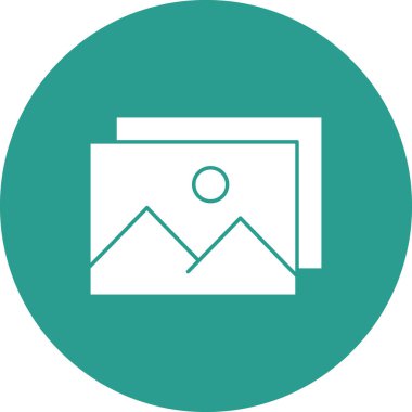 Galeri, resimler, telefon, duvar kağıdı ikon vektör resmi. Telefon ve tablet olarak kullanılabilir. Mobil uygulamalar, web uygulamaları ve yazdırma ortamları için elverişli.