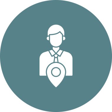 GPS, mobil GPS, kullanıcı konumu ikon vektör resmi. Telefon ve tablet olarak kullanılabilir. Mobil uygulamalar, web uygulamaları ve yazdırma ortamları için elverişli.