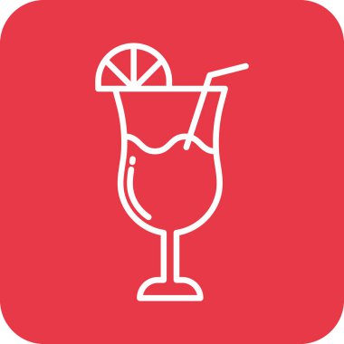 Limonata ikon vektör görüntüsü. Yiyecek ve içecekler için de kullanılabilir. Web uygulamalarında, mobil uygulamalarda ve yazdırma ortamlarında kullanılabilir.