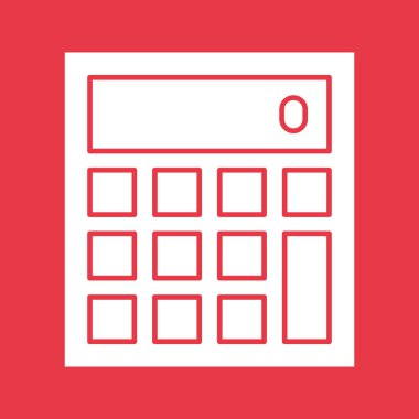 Hesap makinesi, hesaplama, fiyat, finansal ikon vektör görüntüsü. Alışveriş ve ecommerce için de kullanılabilir. Web uygulamalarında, mobil uygulamalarda ve yazdırma ortamlarında kullanılabilir.