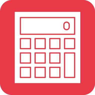 Hesap makinesi, hesaplama, fiyat, finansal ikon vektör görüntüsü. Alışveriş ve ecommerce için de kullanılabilir. Web uygulamalarında, mobil uygulamalarda ve yazdırma ortamlarında kullanılabilir.