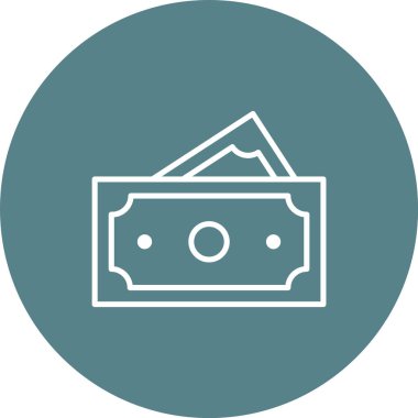 Para, dolar, para ikonu vektör imajı. Alışveriş ve ecommerce için de kullanılabilir. Web uygulamalarında, mobil uygulamalarda ve yazdırma ortamlarında kullanılabilir.