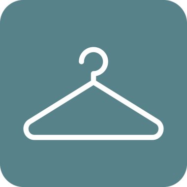 Askı, kıyafetler, mağaza, alışveriş ikonu vektör görüntüsü. Alışveriş ve ecommerce için de kullanılabilir. Web uygulamalarında, mobil uygulamalarda ve yazdırma ortamlarında kullanılabilir.