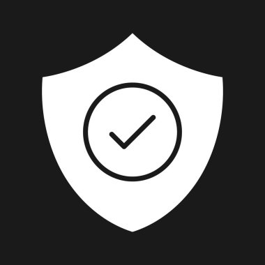 Güvenli ödeme, koruma ikonu vektör görüntüsü. Alışveriş ve ecommerce için de kullanılabilir. Web uygulamalarında, mobil uygulamalarda ve yazdırma ortamlarında kullanılabilir.