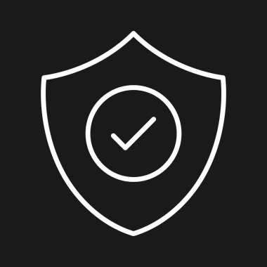 Güvenli ödeme, koruma ikonu vektör görüntüsü. Alışveriş ve ecommerce için de kullanılabilir. Web uygulamalarında, mobil uygulamalarda ve yazdırma ortamlarında kullanılabilir.