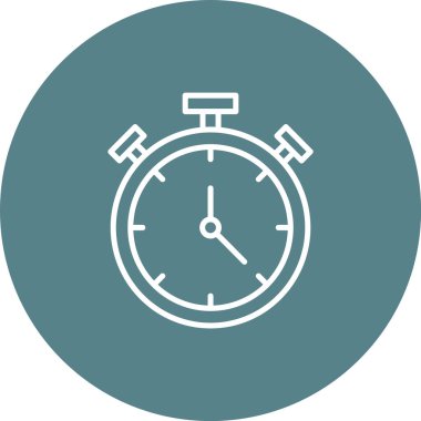 Stopwatch, zamanlayıcı, zaman aşımı, satış sonu ikon vektör görüntüsü. Alışveriş ve ecommerce için de kullanılabilir. Web uygulamalarında, mobil uygulamalarda ve yazdırma ortamlarında kullanılabilir.