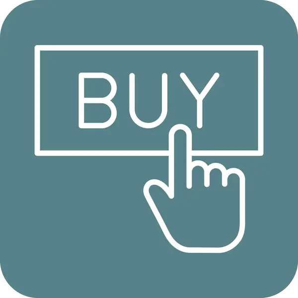 Comprare Shopping Acquisto Online Commerce Icona Vettoriale Immagine Può Anche — Vettoriale Stock