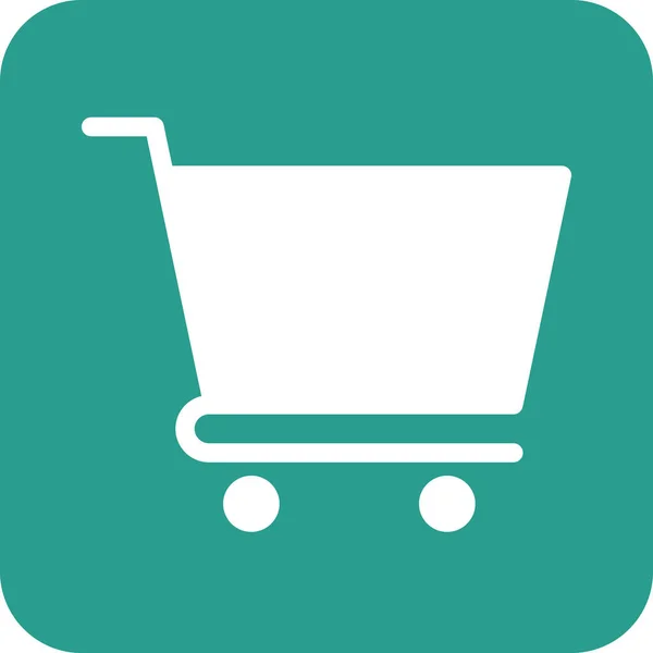 Warenkorb Einkaufen Warenkorb Icon Vektorbild Kann Auch Für Shopping Commerce — Stockvektor