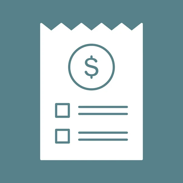 Invoice Bill Billing Invoice Bill Icon Vector Image Can Also — Stock Vector