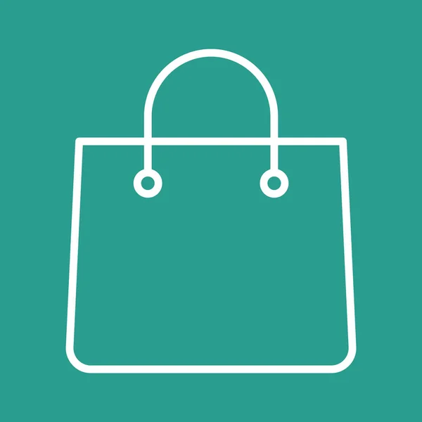 Einkaufstasche Commerce Shopping Online Icon Vektor Image Kann Auch Für — Stockvektor