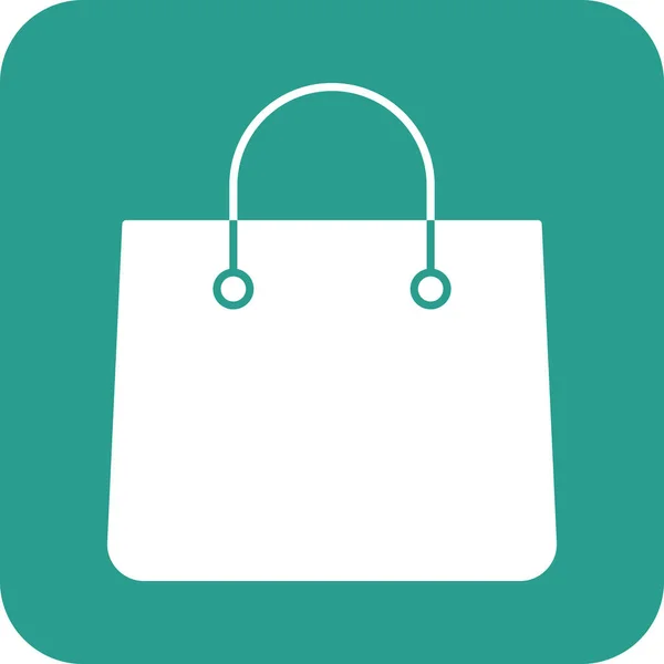 Einkaufstasche Commerce Shopping Online Icon Vektor Image Kann Auch Für — Stockvektor