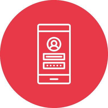 Hesap, giriş, profil simgesi vektör resmi. Seo & web için de kullanılabilir. Web uygulamalarında, mobil uygulamalarda ve yazdırma ortamlarında kullanılabilir.