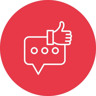 Açıklama, geri bildirim, simge vektör görüntüsünü onaylar. Seo & web için de kullanılabilir. Web uygulamalarında, mobil uygulamalarda ve yazdırma ortamlarında kullanılabilir.