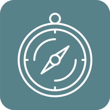 Pusula, navigasyon, ikon vektör görüntüsü. Yaz & Tatilleri için kullanılabilir. Mobil uygulamalar, web uygulamaları ve yazdırma ortamları için elverişli.