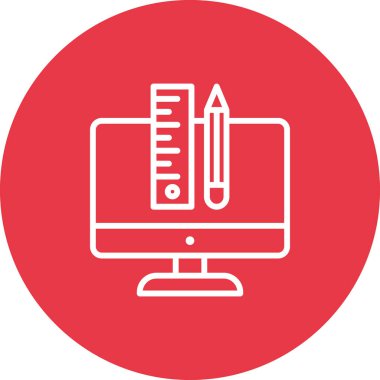 Yaratıcı, özel, tasarım ikonu vektör görüntüsü. Seo & web için de kullanılabilir. Web uygulamalarında, mobil uygulamalarda ve yazdırma ortamlarında kullanılabilir.