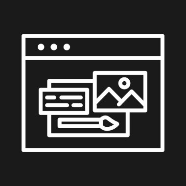Tasarım, geliştirme, tema, web simgesi vektör görüntüsü. Seo & web için de kullanılabilir. Web uygulamalarında, mobil uygulamalarda ve yazdırma ortamlarında kullanılabilir.