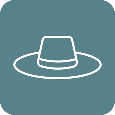 Şapka, plaj, ikon vektör görüntüsü. Yaz & Tatilleri için kullanılabilir. Mobil uygulamalar, web uygulamaları ve yazdırma ortamları için elverişli.