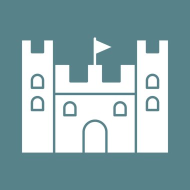 Kum Kalesi vektör görüntüsü. Yaz & Tatilleri için kullanılabilir. Mobil uygulamalar, web uygulamaları ve yazdırma ortamları için elverişli.