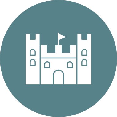 Kum Kalesi vektör görüntüsü. Yaz & Tatilleri için kullanılabilir. Mobil uygulamalar, web uygulamaları ve yazdırma ortamları için elverişli.